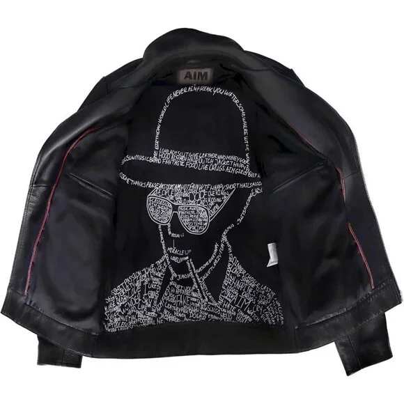 Men Black Casual Leather Jacket Geniune Cow Hide Motorcycle Style Perfecto Biker - Picture 6 of 8